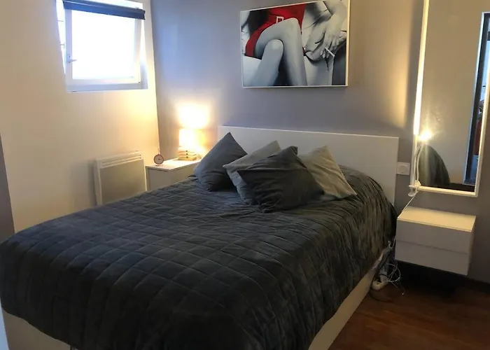 Standing 2 Personnes Equipe Terrasse, Stationnement Facile Et Gratuit Dans Quartier Des Arenes Lägenhet