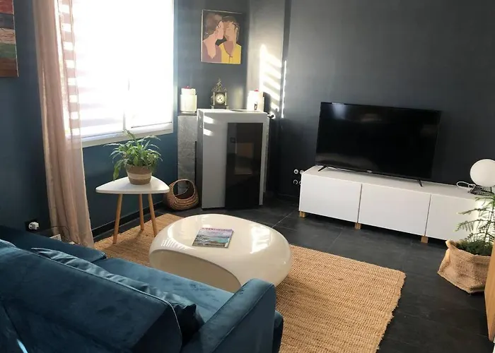 Lägenhet Standing 2 Personnes Equipe Terrasse, Stationnement Facile Et Gratuit Dans Quartier Des Arenes Bayonne