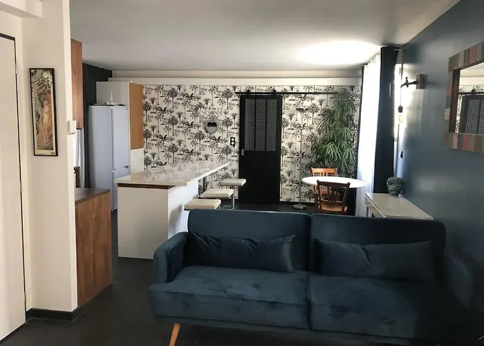 Lägenhet Standing 2 Personnes Equipe Terrasse, Stationnement Facile Et Gratuit Dans Quartier Des Arenes Bayonne